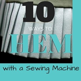 how to stitch hem of dresses