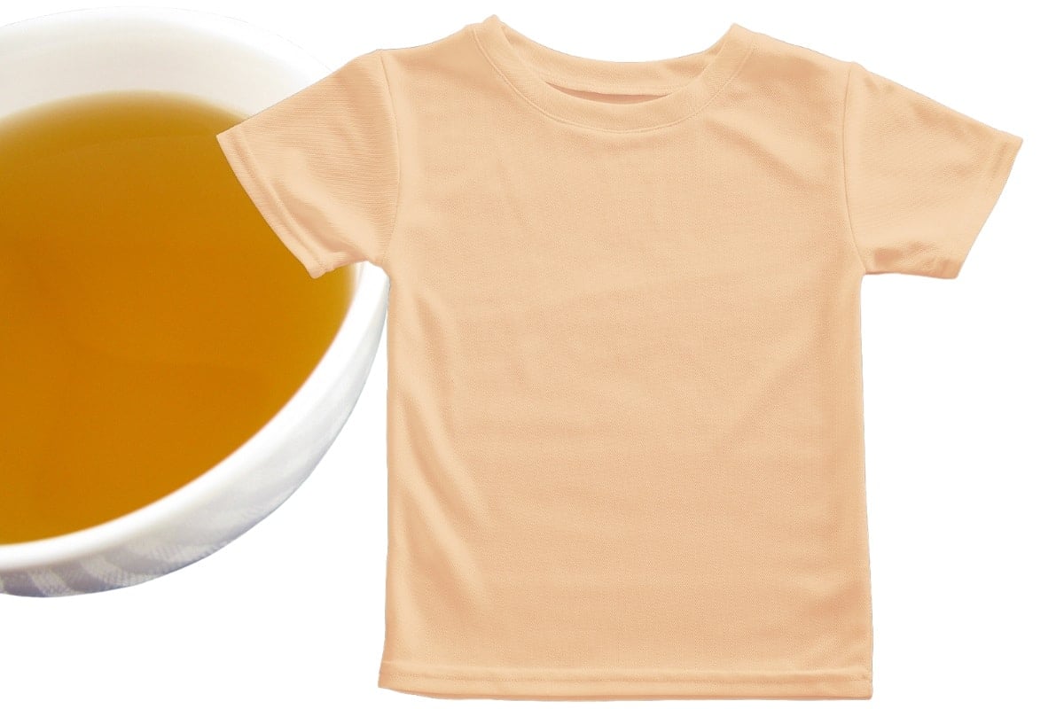 t shirt dyeing with tea