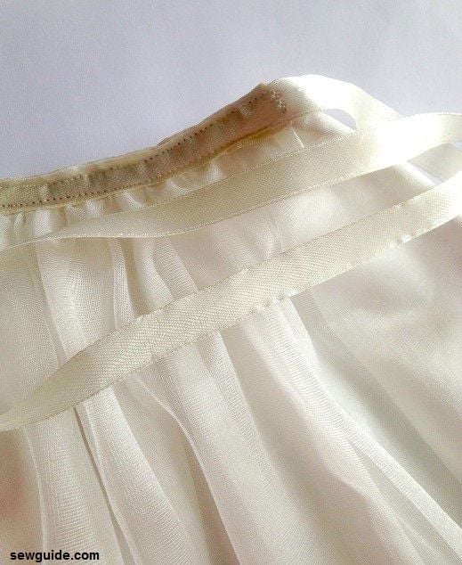 how to sew a tulle skirt