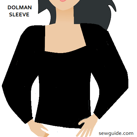 sleeve types - dolman 