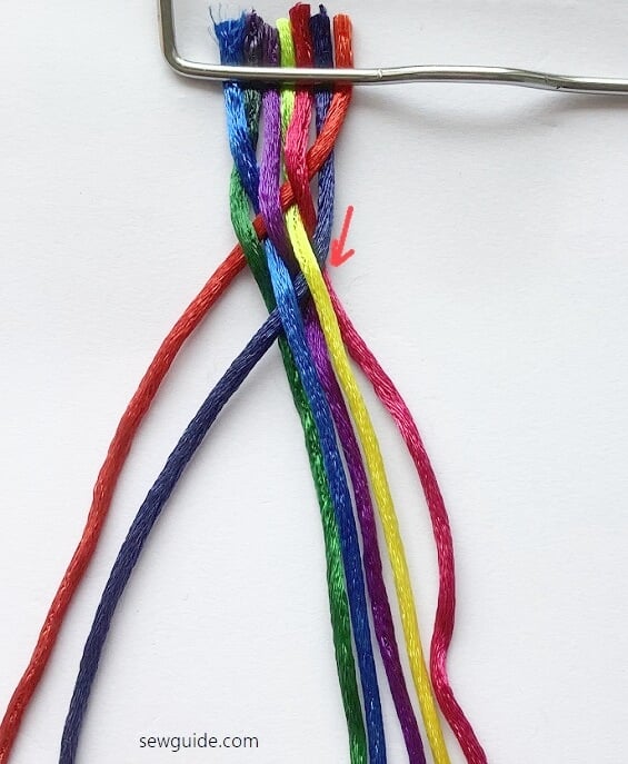 how to make briad with 7 strands