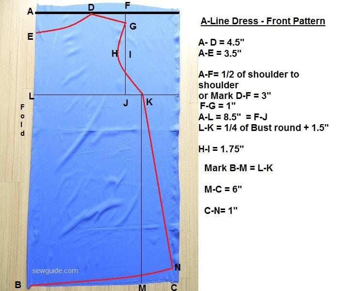 a line dress free pattern