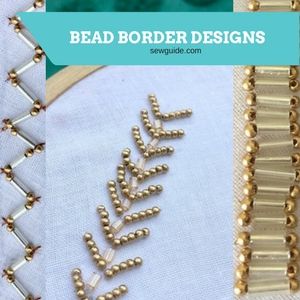 border designs with bead embroidery