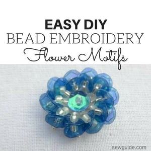 bead embroidery flowers