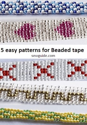 easy patterns for beaded tape