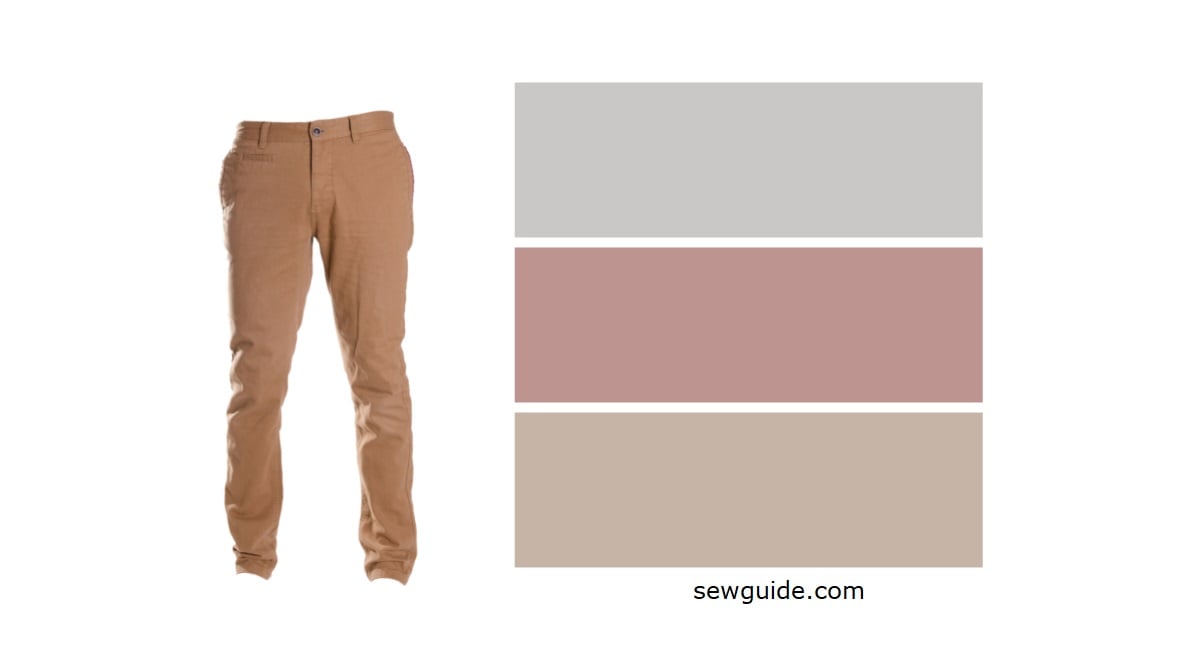colors that go with beige neutral pants.