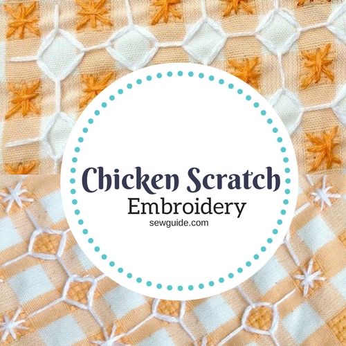chicken scratch embroidery