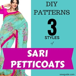 how to sew sari petticoats