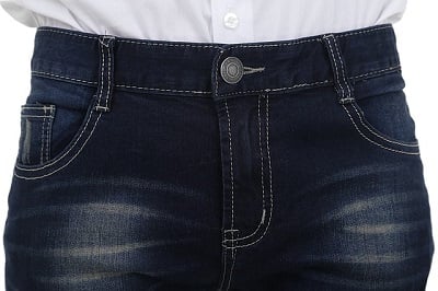 distressing jeans - with whisker marks