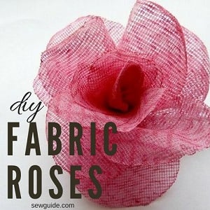 how to make fabric roses