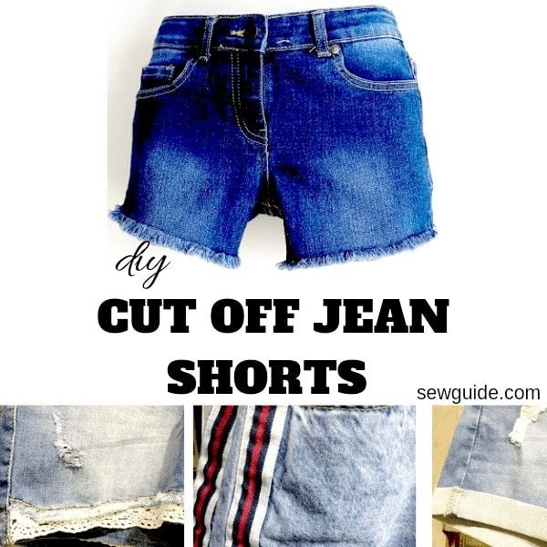 diy cut off jean shorts