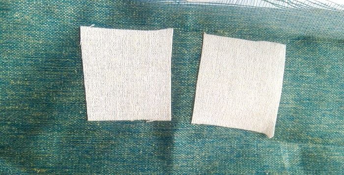 Attach interfacing to the back of the buttonholes 