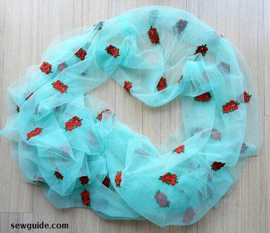 sew the skirt pieces into a tube