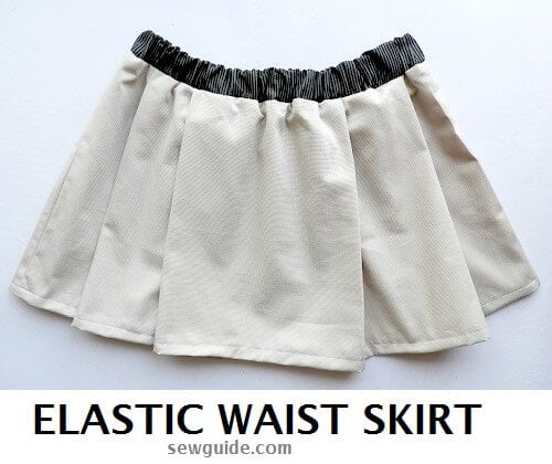 elastic skirt pattern