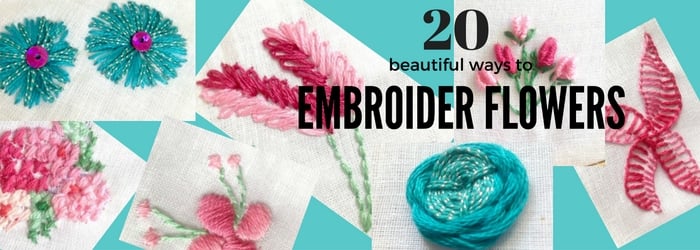 embroidery stitches for flowers