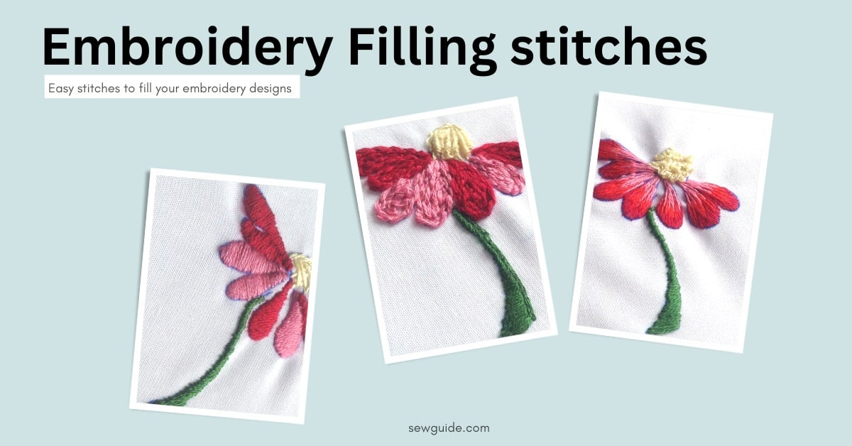 embroidery filling stitches.