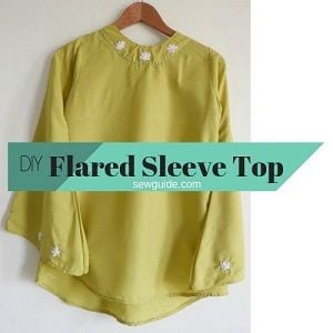 flared sleeve top pattern