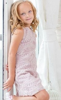 Aline dress style for kids frocks