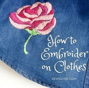 How to embroider on Clothes