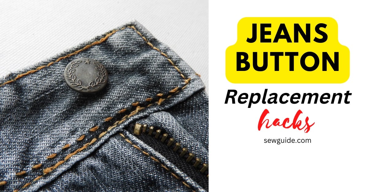 jeans button replacement