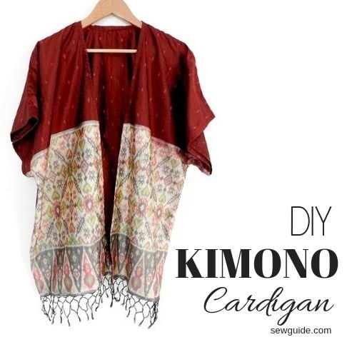 kimono cardigan diy pattern