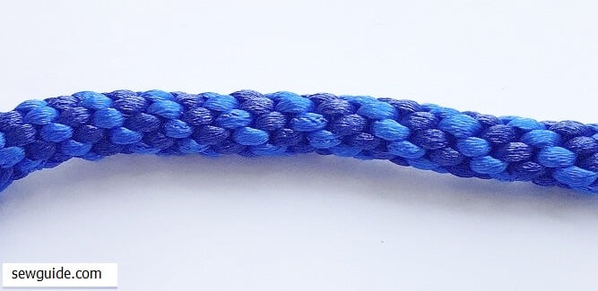 kumihimo cord made with the discs