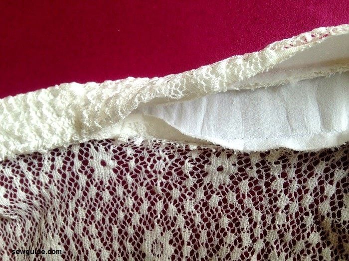 lace vest stitching pattern