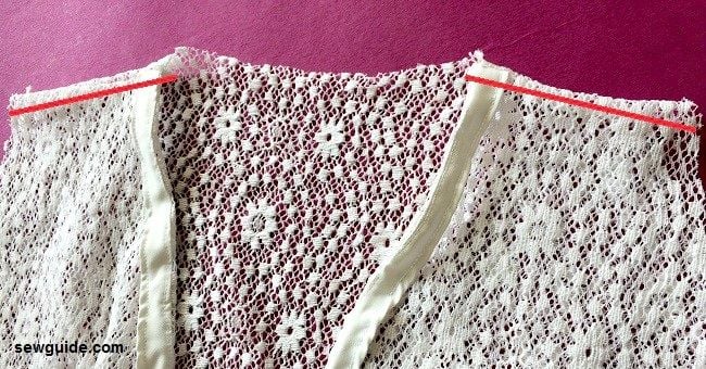 sew a lace vest 
