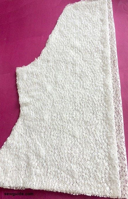 lace vest stitching pattern