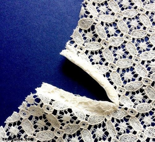 how to sew a lace top