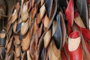 shoes made of leather