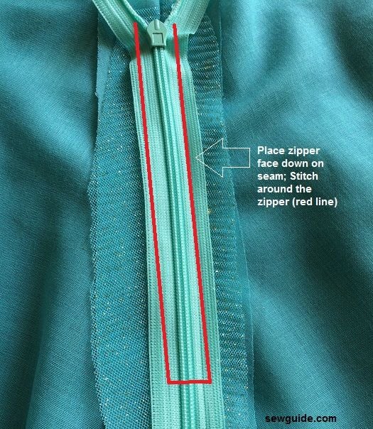 cut and sewing lehenga skirt pattern