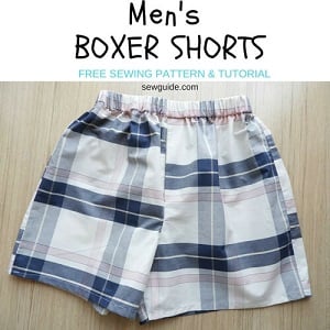 mens boxer shorts pattern