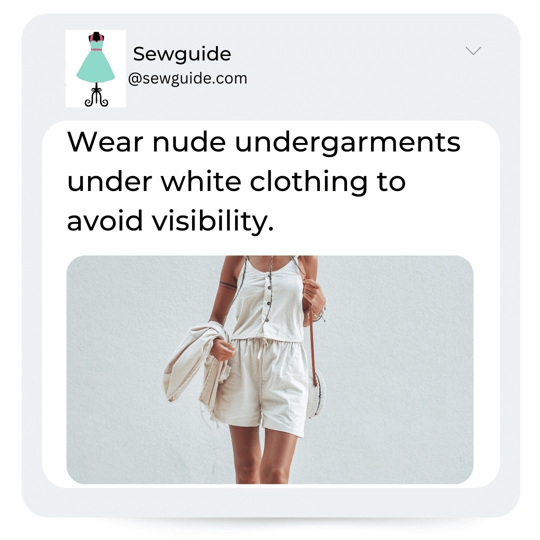 nude colors undergarments under white clothes
