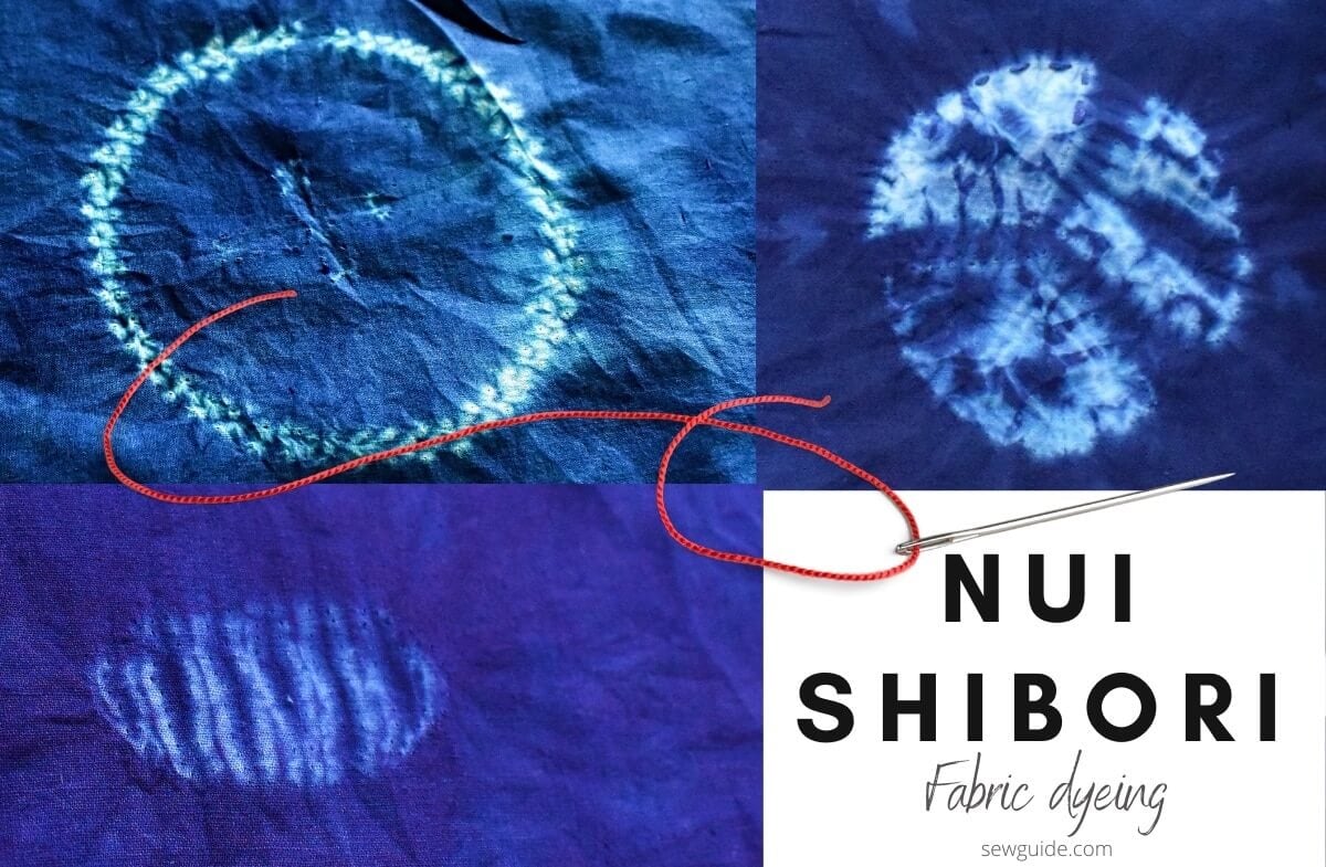 bui shibori techniues using stitch resist