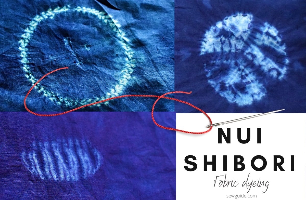 nui shibori stitch-resist dyeing