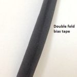 cut out double folded bias tape