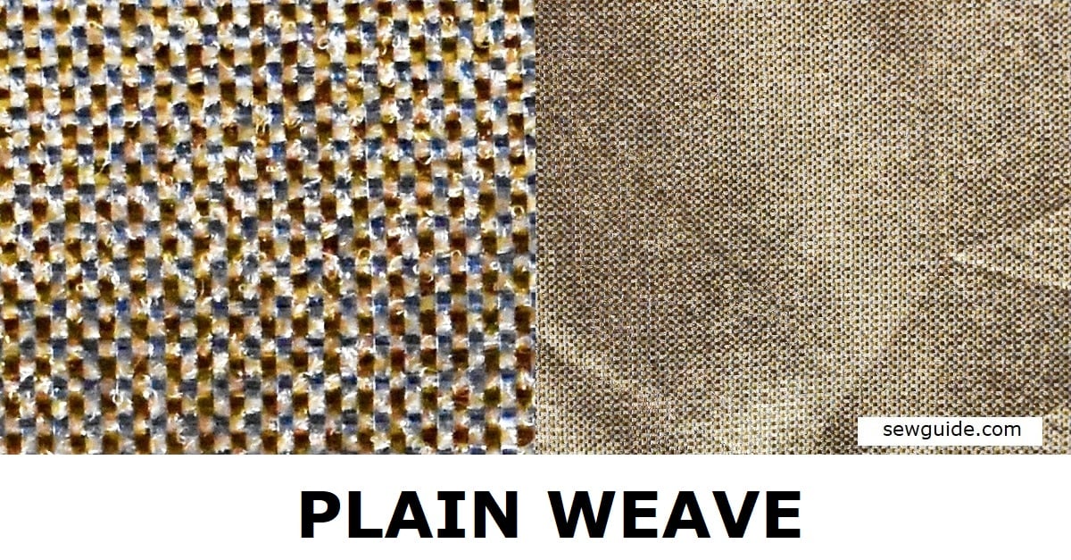 Plain weave fabric