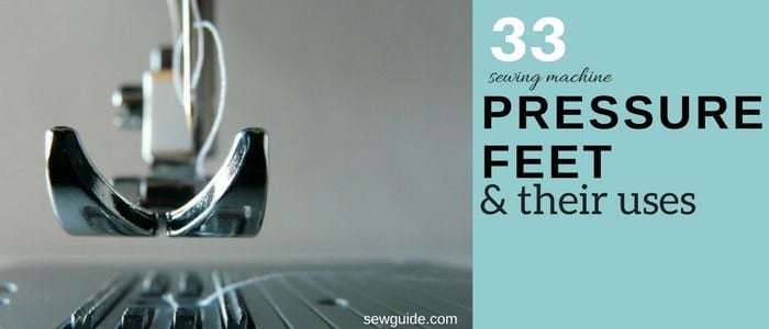 sewing machine pressure feet guide