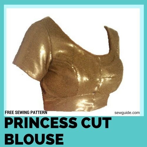 princess cut blouse sewing pattern