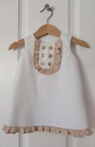 baby dress stitching