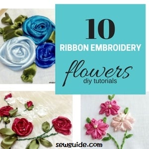 tibbon embroidery flowers