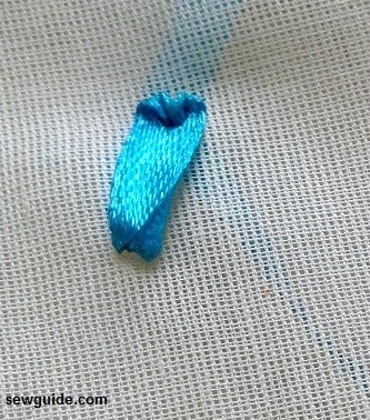 ribbon embroidery stitches