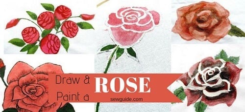 easy rose painting