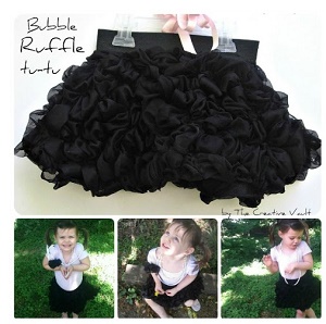 Ruffle tutu skirt for kids