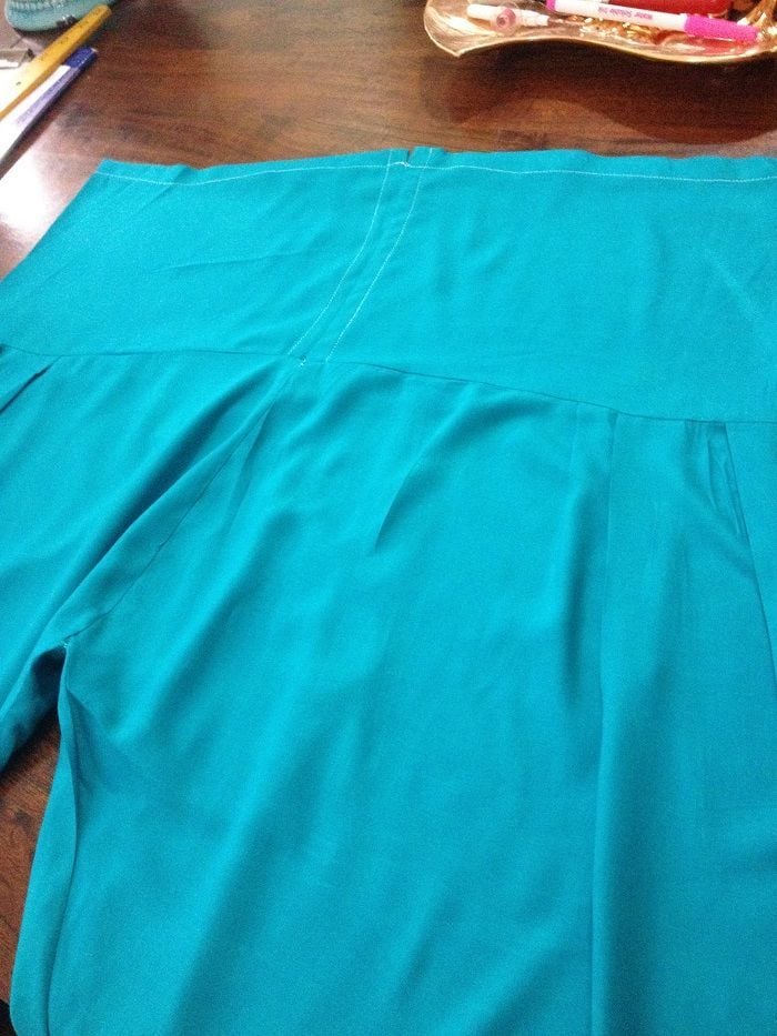 how to sew salwar pants