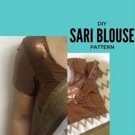 how to stitch sari blouse