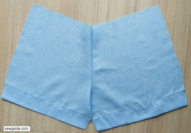 how to sew shorts 