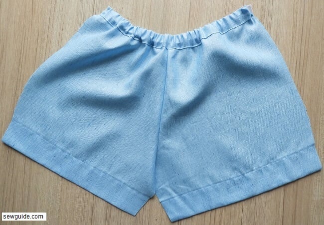 how to sew shorts