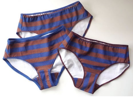 how to Sew underwear - free patterns and tutorials
